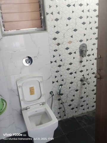 Bathroom in 2 BHK Apartment at Ghansoli – for Rent