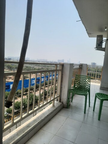 Balcony in 3.5 BHK Apartment at Aims Golf City, Sector 75 – for Rent