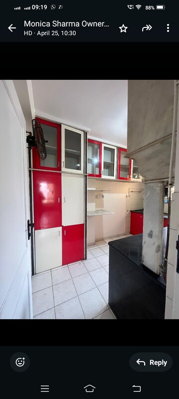 Kitchen in 3 BHK Apartment at Hiranandani Estate Princeton, Ghodbunder Road – for Rent