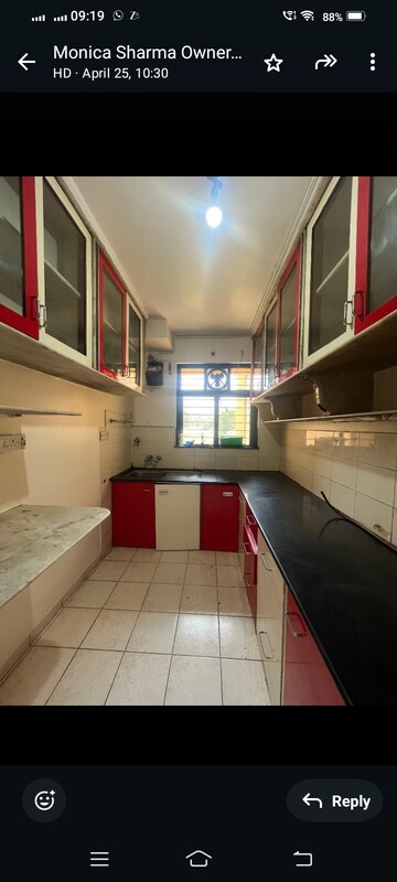 Kitchen in 3 BHK Apartment at Hiranandani Estate Princeton, Ghodbunder Road – for Rent