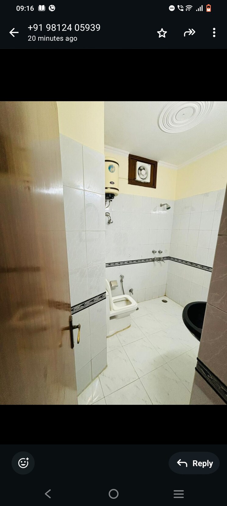 Bathroom, rwa-residential-society-sector-46 3 Bedroom 2200 Sq.Ft. Builder Floor In Sector 46 Gurgaon 8979428