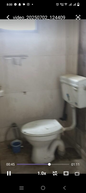 Bathroom in 3 BHK Builder Floor at Mahaveer Homes 2, Gaur City 1 – for Rent