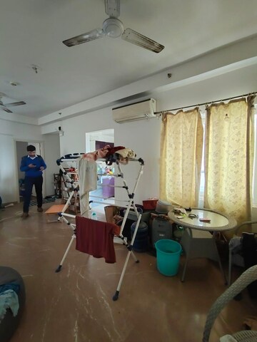 Living Room in 3 BHK Apartment at DLF The Skycourt, Sector 86 – for Rent