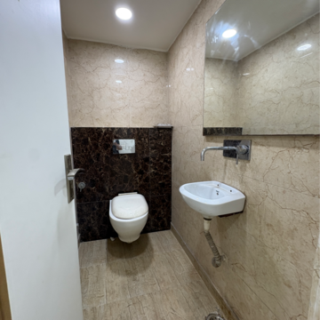 Bathroom in  Office Space at Netaji Subhash Place – for Rent
