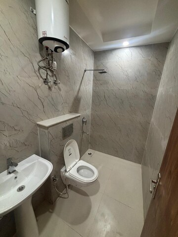 Bathroom in 3 BHK Apartment at Shapoorji Pallonji Joyville Gurgaon, Sector 102 – for Rent