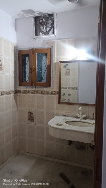 Bathroom in 3 BHK Builder Floor at Ashoka Enclave – for Rent