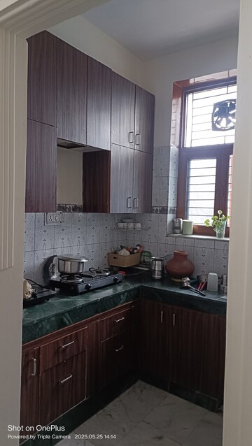 Kitchen in 1.5 BHK Builder Floor at Ashoka Enclave – for Rent