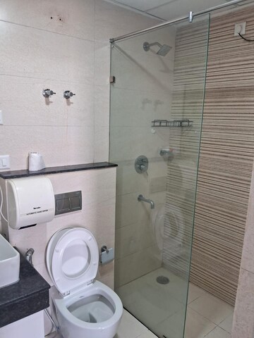 Bathroom in 3.5 BHK Builder Floor at Smart World Gems, Sector 89 – for Rent
