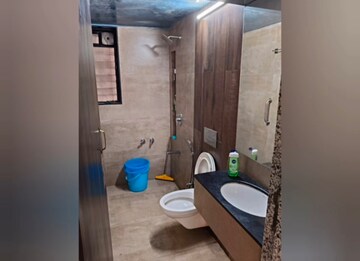 Bathroom in 2 BHK Apartment at Yashodham Complex, Goregaon East – for Rent