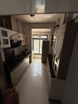 Kitchen in 3 BHK Apartment at Parshwa Girnar Tirth, Kalyan West – for Sale