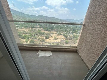 Balcony in 2 BHK Apartment at Mahavir Kalpavruksha, Ghodbunder Road – for Sale