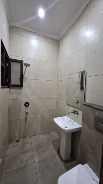 Bathroom in 2 BHK Builder Floor at Aerocity – for Rent