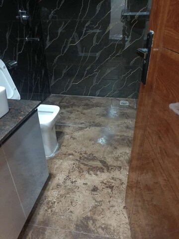 Attached Bathroom in 1 BHK Builder Floor at Sushant Lok I – for Rent