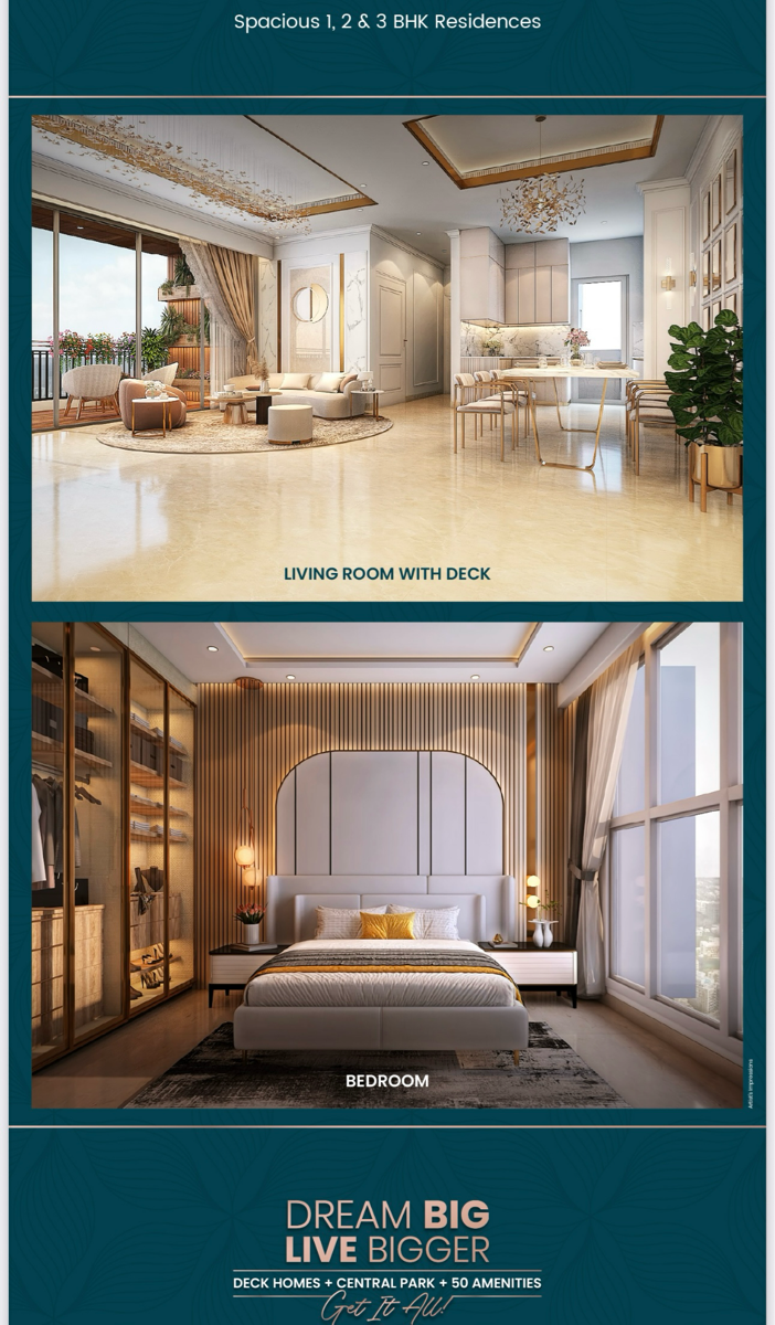 2 BHK 741 Sq.Ft. Apartment in Yukti Anchor Point Oasis