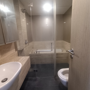 Bathroom in 3 BHK Apartment at Lodha Dioro, Wadala Truck Terminal – for Rent