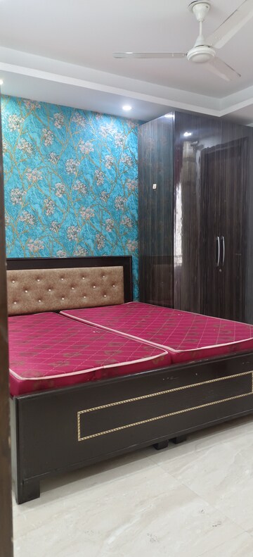 Bedroom in 3 BHK Builder Floor at Freedom Fighters Enclave – for Rent