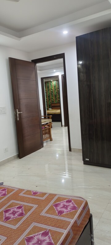 Bedroom in 3 BHK Builder Floor at Freedom Fighters Enclave – for Rent