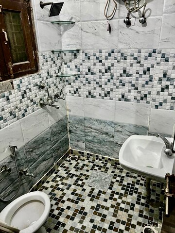 Bathroom in  Pg at Indrapuram – for Rent