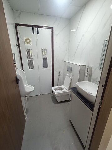 Bathroom in  Office Space at Salt Lake Sector V – for Rent