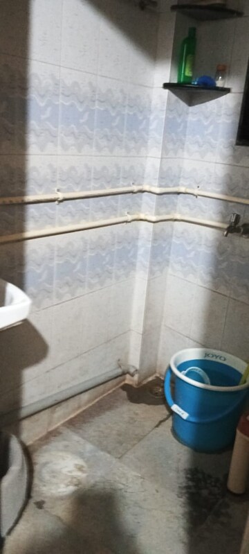 Bathroom in 1 RK Apartment at Panchamrut CHS, Lower Parel – for Rent