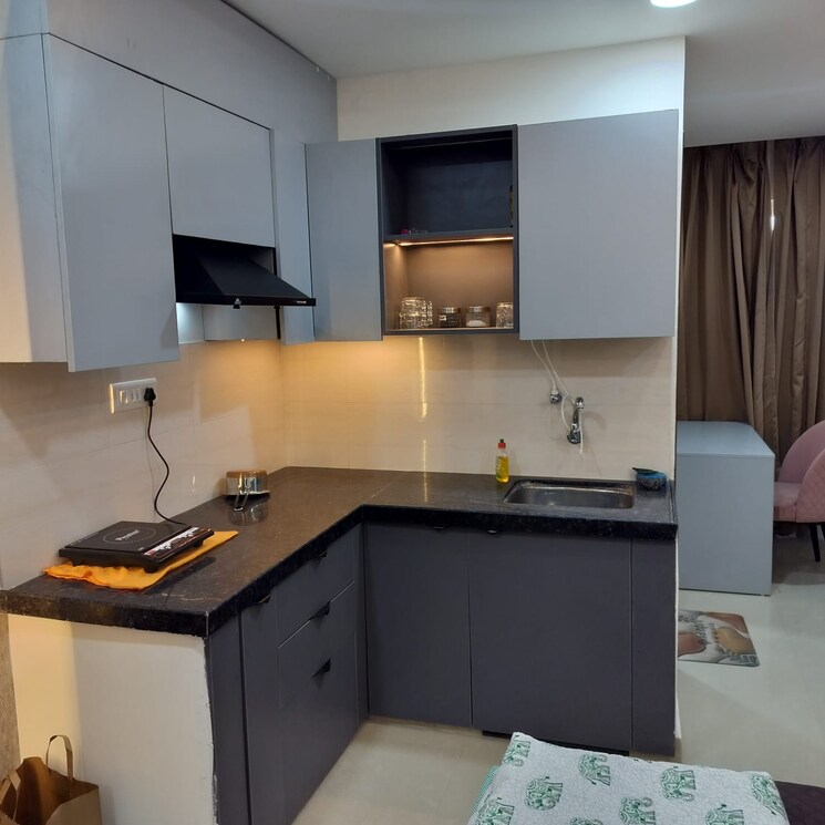Kitchen, okay-plus-solitaire-suites 1 RK 403 Sq.Ft. Apartment In Ramnagariya Jaipur 8980137