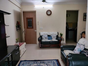 Living Room in 2 BHK Apartment at Kanchan Junga Tower, Kopar Khairane – for Sale