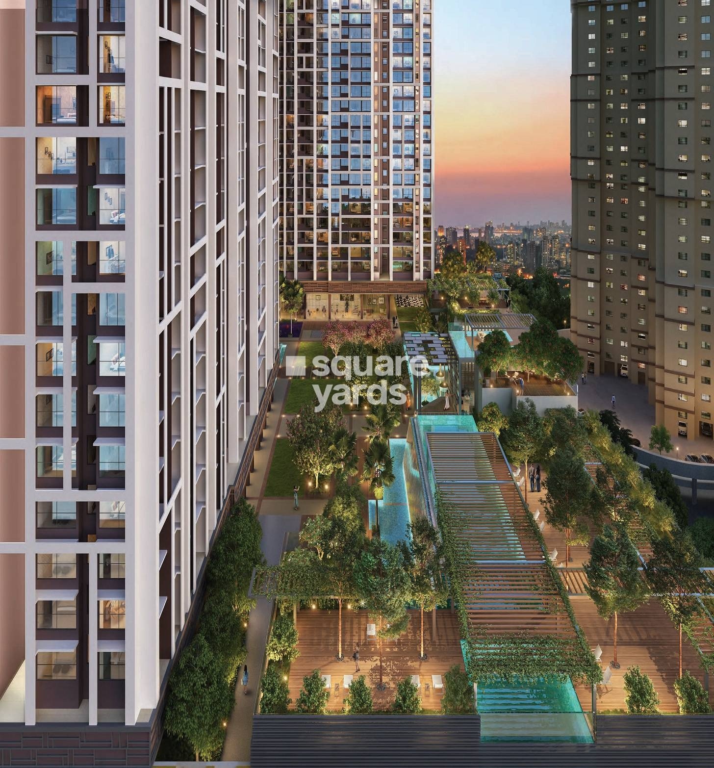 2 BHK + Pooja Room Apartment For Sale in Dosti Eastern Bay