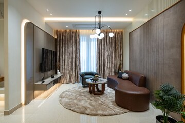 Living Room in 2 BHK Apartment at Mihan – for Sale