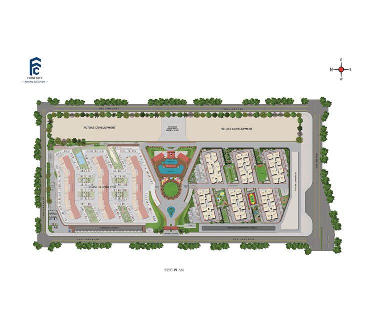 Master Plan, mihan 2 Bedroom 1322 Sq.Ft. Apartment In Mihan Nagpur 8980249