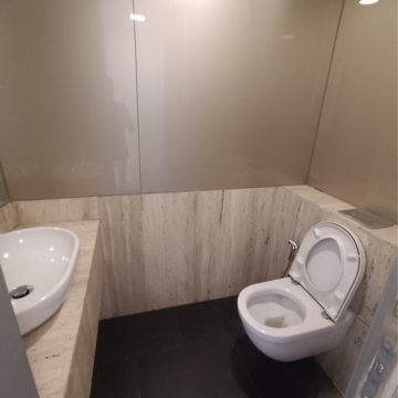 Bathroom in 3 BHK Apartment at Lodha New Cuffe Parade, Wadala Truck Terminal – for Rent