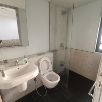 Bathroom in 3 BHK Apartment at Lodha Altia, Wadala Truck Terminal – for Rent