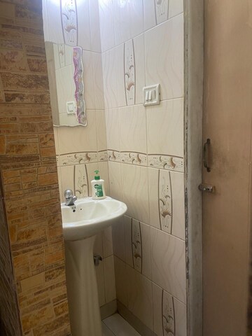 Bathroom in 2 BHK Apartment at Ramchandra Nivas, Kopar Khairane – for Rent