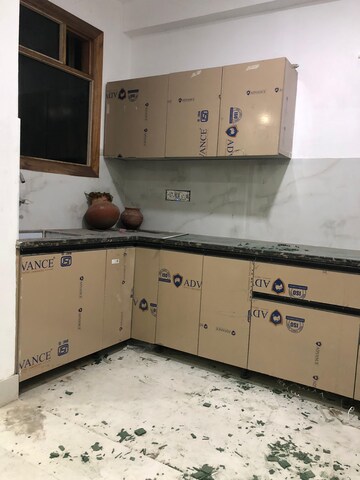 Kitchen in 1 BHK Builder Floor at Palm Residency Chhatarpur, Chattarpur – for Rent