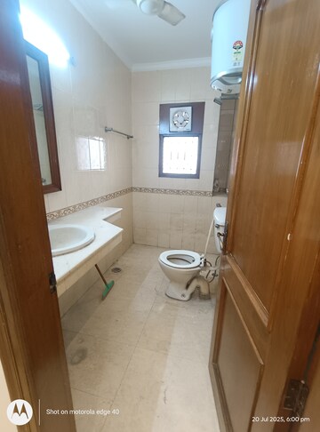 Attached Bathroom in 4 BHK Builder Floor at Malviya Nagar – for Sale