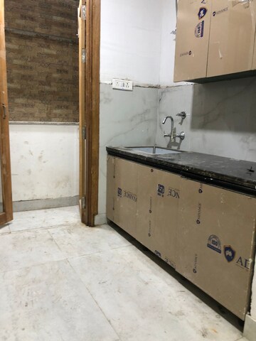Kitchen in 2 BHK Builder Floor at Palm Residency Chhatarpur, Chattarpur – for Rent