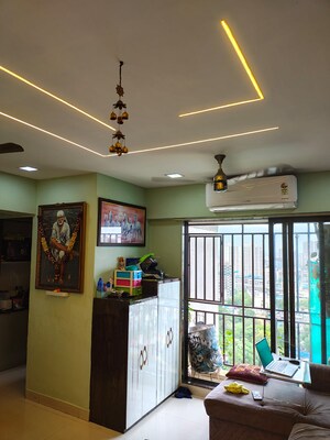 Living Room in 1 BHK Apartment at Prithvi Pride, Mira Road – for Sale