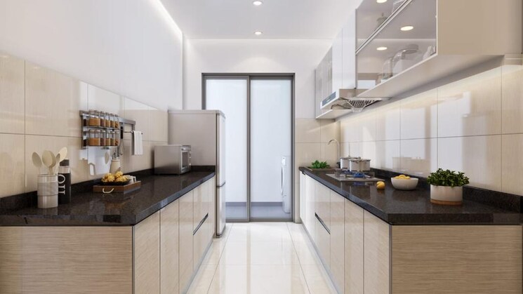 Kitchen, capricorn-one-green-park 4 Bedroom 1942 Sq.Ft. Apartment In Kondhwa Pune 8980473