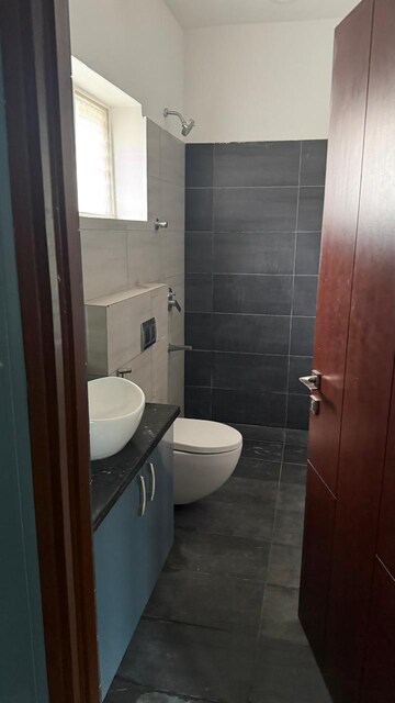 Bathroom in 4 BHK Apartment at Hafeezpet – for Rent