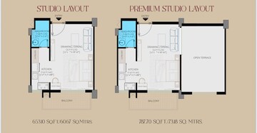 Floor Plan in Studio Apartment at Margao – for Sale