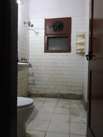 Bathroom in 3 BHK Builder Floor at Shivalik Colony – for Rent