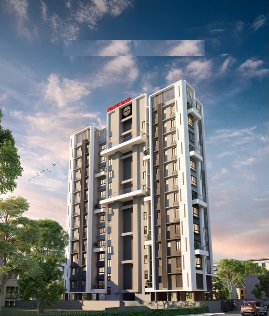 3 BHK + Study Room Apartment For Sale in Shivam Chetla