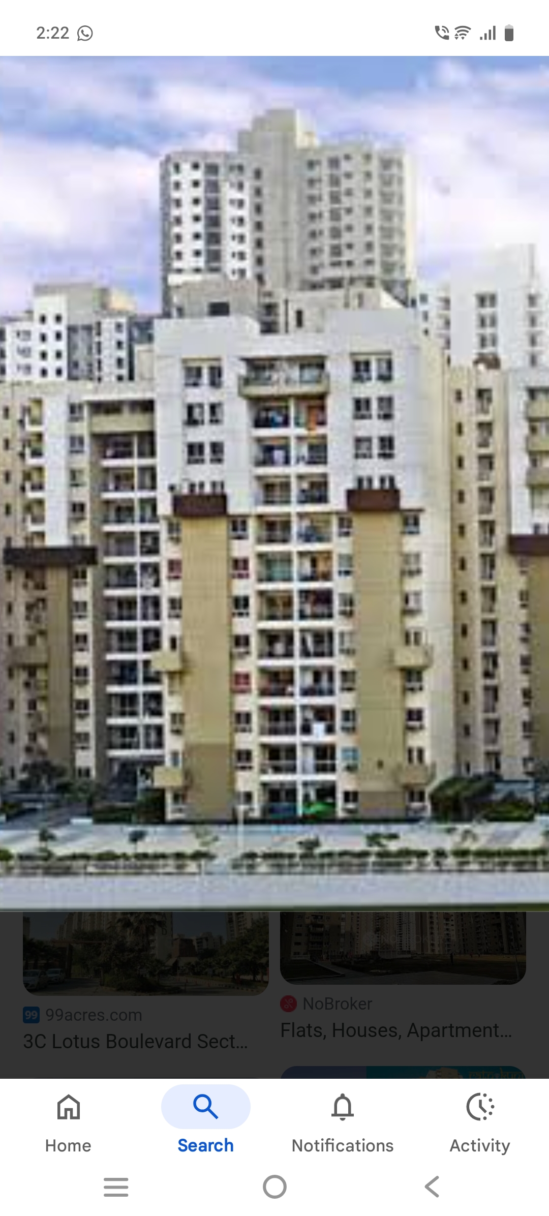 2 BHK + Pooja Room Apartment For Sale in 3C Lotus Boulevard