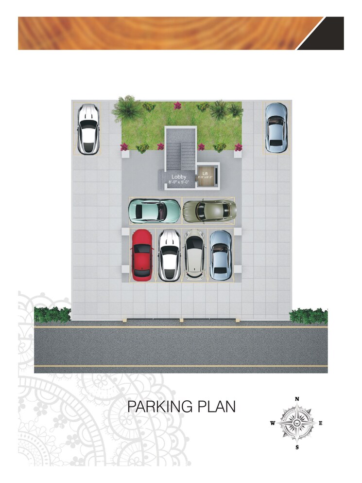 Floor Plan, suyog nagar 4 Bedroom 2450 Sq.Ft. Apartment In Suyog Nagar Nagpur 8980609