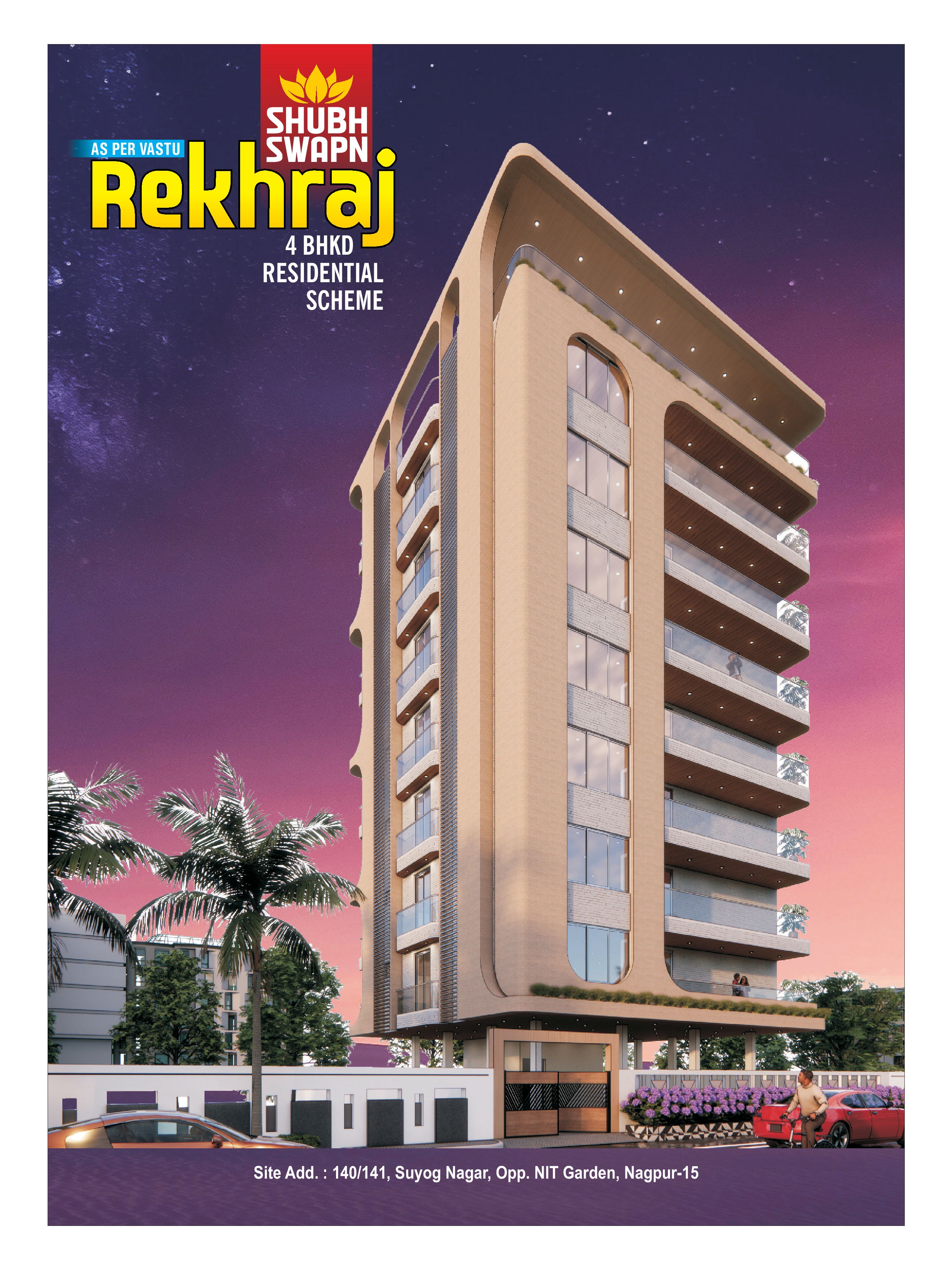 4 BHK Apartment For Sale in Rekhraj Nagpur