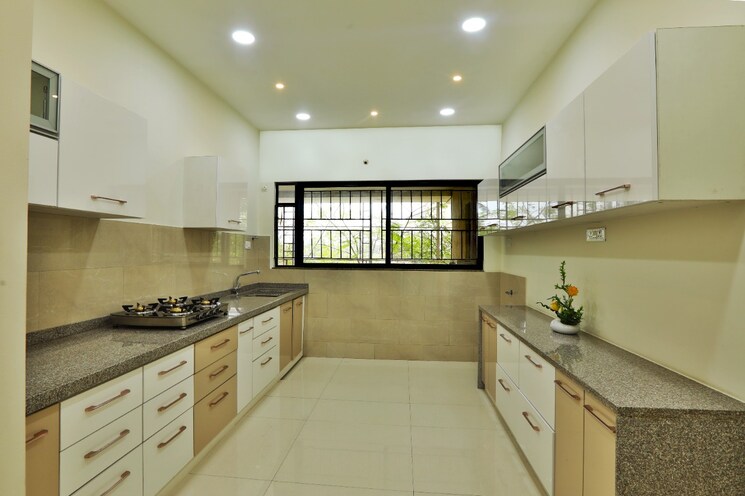Kitchen, kumar-palmsprings 3 Bedroom 1163 Sq.Ft. Apartment In Undri Pune 8980628