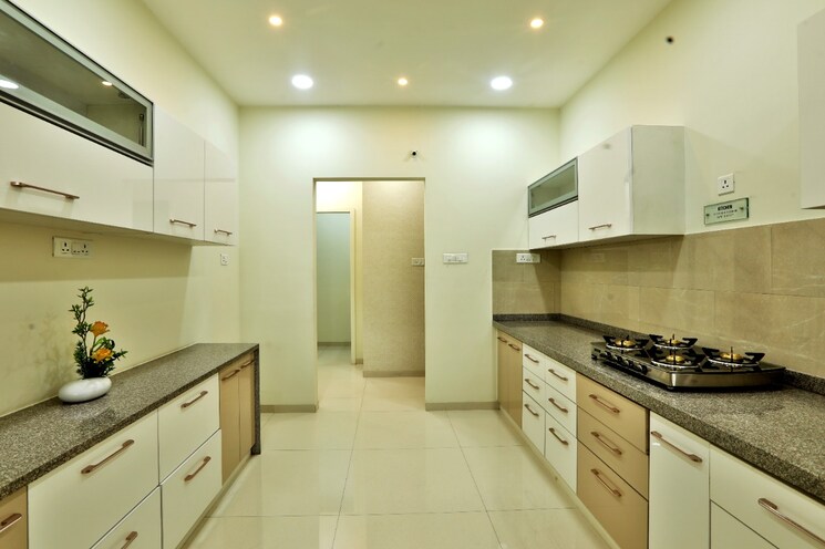 Kitchen, kumar-palmsprings 3 Bedroom 1163 Sq.Ft. Apartment In Undri Pune 8980628