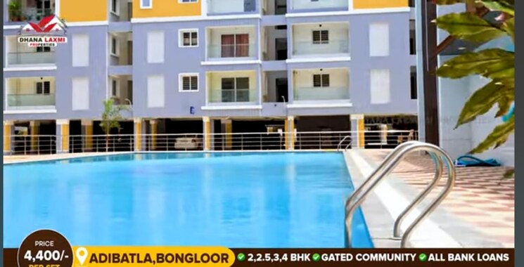 Exterior View, maram-garlapati-homes 4 Bedroom 1974 Sq.Ft. Apartment In Adibatla Hyderabad 8980689