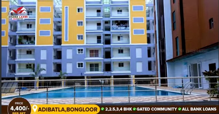 Exterior View, maram-garlapati-homes 4 Bedroom 1974 Sq.Ft. Apartment In Adibatla Hyderabad 8980689