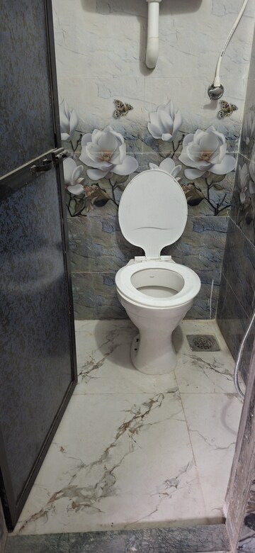 Bathroom in 1 RK Apartment at Aangan CHS Ghansoli, Ghansoli – for Rent