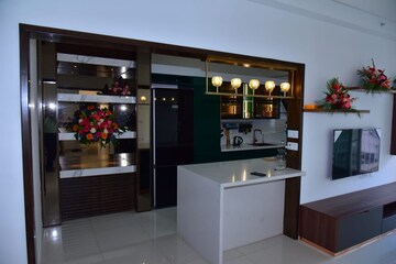 Kitchen in 3 BHK Apartment at LnT Raintree Boulevard, Hebbal – for Rent